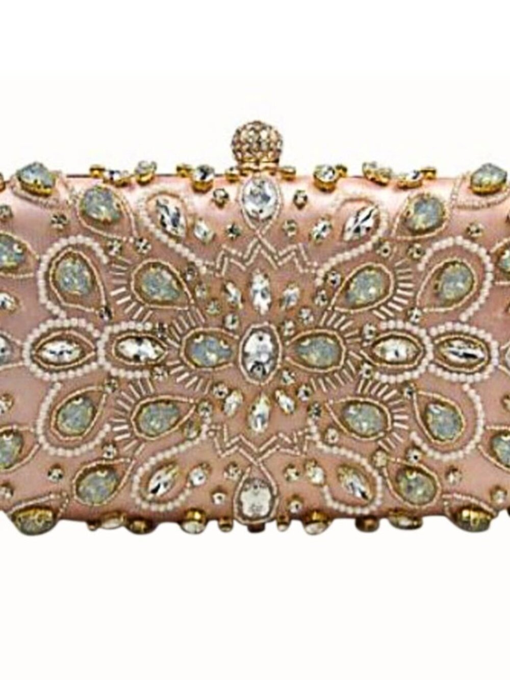✨ Black Silver Blushing Pink Beige Evening Bag ✨